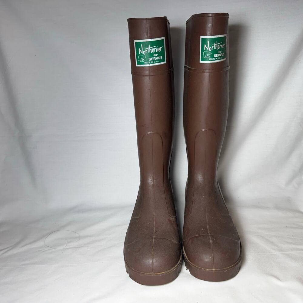 Mens Northner by Servus Made in USA Size Six 6 Steel Toed Water Proof Boots
